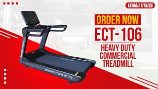 Best Commercial Treadmill  Running Machine  ECT106  Best Treadmill [upl. by Kapeed]