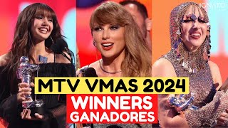 MTV VMAS 2024 WINNERS  GANADORES [upl. by Eliades]