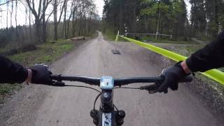 Heubacher Mountainbikefestival Bike the Rock  Int MTB Bundesliga Track POV 2017 [upl. by Aihtenak]