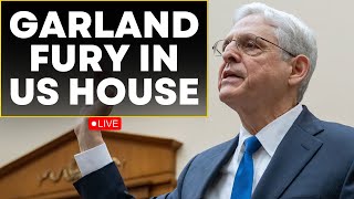 Merrick Garland LIVE  Garlands Speech LIVE  Hearing Of Garland LIVE  Garland Grilled News LIVE [upl. by Suolevram]