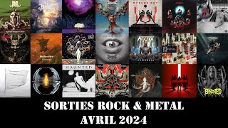 Sorties dAlbums Rock amp Metal Avril 2024 [upl. by Ferneau]