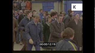 1970s UK Southend United Fans Leaving Football Match 35mm [upl. by Trautman]