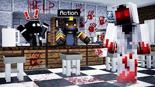 Working The NIGHT SHIFT at a Restaurant in Minecraft SCARY [upl. by Haroppizt]