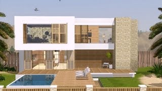 The Sims 3  Modern Hollywood house  1080p [upl. by Philender]