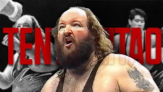 When Wrestling Turns Real John Tenta Earthquake vs Koji Kitao [upl. by Mortie223]