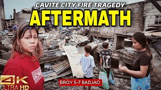 Shocking Aftermath of Cavite Citys BADJAO Fire Tragedy 4K [upl. by Nareht]