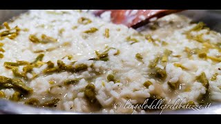 Risotto con asparagi selvatici siciliani [upl. by Placida]