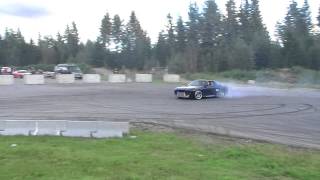 Nissan 180sx 240sx S13 RB25DET Drift at Gardermoen [upl. by Dabney]