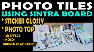 Photo Tiles 3D using Sintra Board [upl. by Togram]