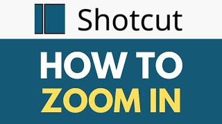 How To Zoom in Shotcut  Zoom in on timeline and on Video  Shotcut Tutorial [upl. by Ahsiemat]