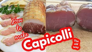 How to make Capicolli Lonzino the old way [upl. by Brietta]