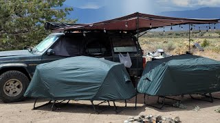 Real Review of our KampRite oversized tent cot [upl. by Pavia]