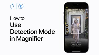 How to use Detection Mode in Magnifier on iPhone or iPad with LiDAR  Apple Support [upl. by Selim258]