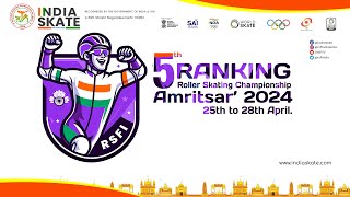 DAY2  QUAD  5TH RANKING ROLLER SKATING CHAMPIONSHIP 2024  AMRITSAR [upl. by Timi]