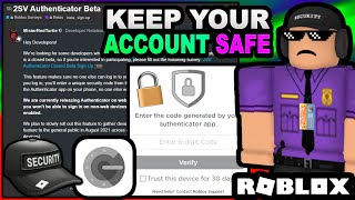 NEW Authenticator App Security Feature BAD OR GOOD ROBLOX [upl. by Ennairam]