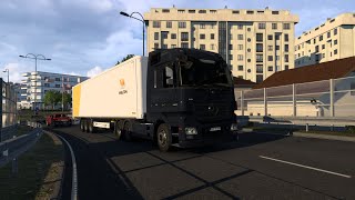 Mercedes Benz Actros 598HP  Sarajevo To Szeged  Euro Truck Simulator 2 mercedes ets2 ets2mods [upl. by Terryl]