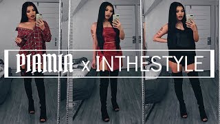 PIA MIA x In The Style  TRY ON Haul [upl. by Elbam]