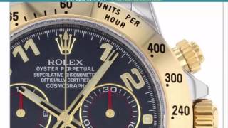 ROLEX DAYTONA STEEL AND YELLOW GOLD WATCH 116523 BLUE DIAL UNWORN 2014 [upl. by Aneekan]