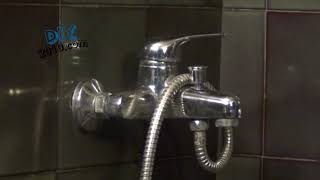 Dusche mit Thermostat montieren  Dusche Wasserhahn einbauen  Duscharmatur wechseln [upl. by Ppilihp]