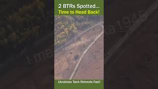 Ukrainian Tank Retreats After Spotting BTR82s – What Happened [upl. by Hpsoj]