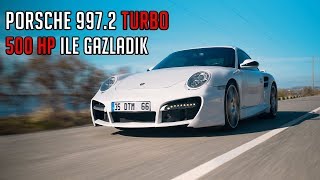 500 HP Gücündeki Porsche TURBO ile Gazladık  TECHART Bodykitli 9972 yi Test Ettik [upl. by Albin]