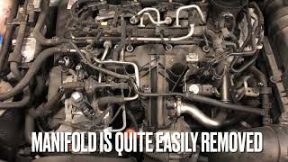 Volkswagen Golf 6 Diesel Inlet Manifold Removal and Cleaning Guide [upl. by Accebar]