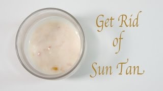 Get Rid of Sun Tan Quickly [upl. by Esir]