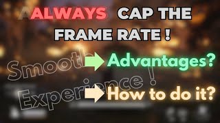 ALWAYS cap the Frame Rate [upl. by Lejeune532]