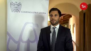 Tommaso Costantini presidente Sezione EugubinoGualdese Confindustria Umbria [upl. by Bradman]