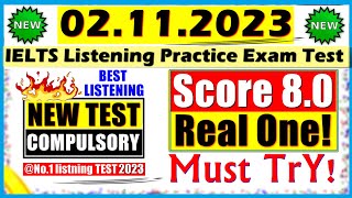 IELTS LISTENING PRACTICE TEST 2023 WITH ANSWERS  02112023 [upl. by Alliscirp]