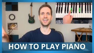 How to Play Piano For Beginners The ONLY Video Youll Need [upl. by Aivekal411]