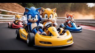 10 Sonic and friends go gokarting ENG SUBTITLES [upl. by Ekez]