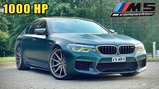 1000HP BMW M5 F90 342KMH  214MPH REVIEW on AUTOBAHN [upl. by Tamah173]