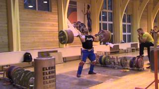 Weightlifting Vasiliy Polovnikov amp Vladimir Safonov cleanampjerk 220kg 102014 [upl. by Vi]