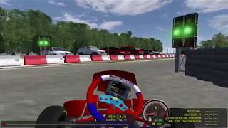 Karting Cardedeu  rFactor Simulador PC [upl. by Aratehs]