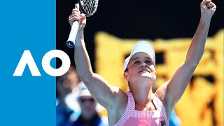 Ash Barty v Maria Sharapova match highlights 4R  Australian Open 2019 [upl. by Nnorahs]