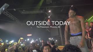 NBA YoungBoy Performing quotOutside Todayquot Live In Concert in Phoenix AZ The Pressroom [upl. by Elegna741]