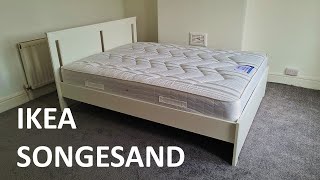 How to assemble IKEA SONGESAND bed frame [upl. by Leslee]