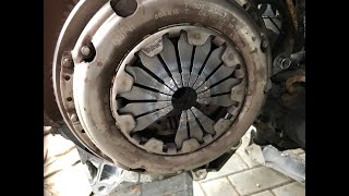 BMW MINI Cooper fitting new clutch without removing subframe R50 R52 [upl. by Arihsat]