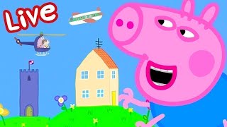 🔴 Giant Peppa Pig and George Pig LIVE FULL EPISODES 24 Hour Livestream [upl. by Eugenio70]