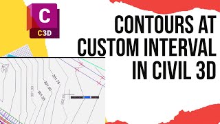 How to display Contours at custom interval in civil 3d [upl. by Starr]