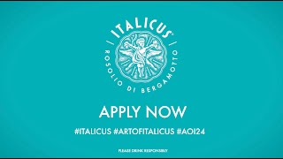 ART of ITALICUS 2024 Aperitivo Challenge is open [upl. by Aiciruam]