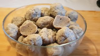 RECETTE de BOULETTES de VIANDES  MEATBALLS for PHO recipe Ua QE NQAIJ noj gaohmongcooking [upl. by Auos412]