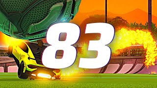 ROCKET LEAGUE INSANITY 83  BEST GOALS FREESTYLES ROCKET LEAGUE CLIPS [upl. by Ramed]