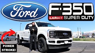 2023 Ford F350 Lariat Power Stroke Is The New Super Duty Any Better [upl. by Esiralc]