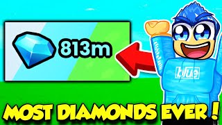 I MADE THE MOST DIAMONDS IVE EVER HAD IN PET SIMULATOR 99 [upl. by Alleda900]