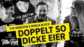 Interview mit RONJA BLOCK amp YVE WEBSTER mit dem TATTOO TRUCK  TattooMed [upl. by Marcia]