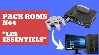 PACK ROM N64 Nintendo  Les essentiels retrogaming emulation emulemoi [upl. by Pooi461]