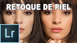 Retoque de piel con Lightroom  Tutorial Lightroom en Español [upl. by Nahtanoy624]