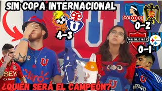 Cobresal vs U de Chile 43  Colo Colo vs Unión Española 02  Goles y Resumen Completo  Reacción [upl. by Anaibaf827]